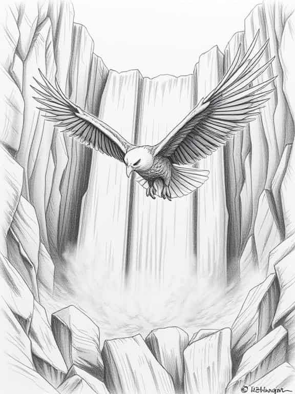 eagle drawing art sketch