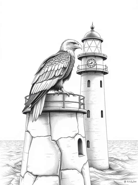 eagle drawing art sketch df