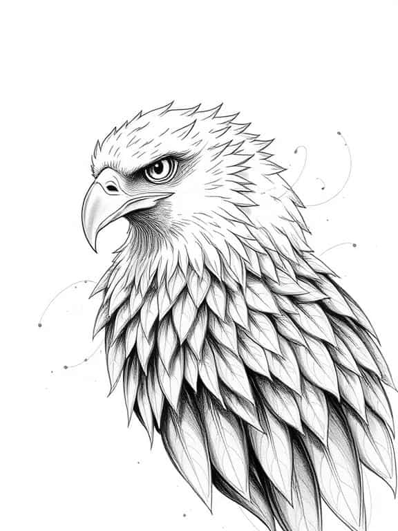 eagle drawing art sketch ec