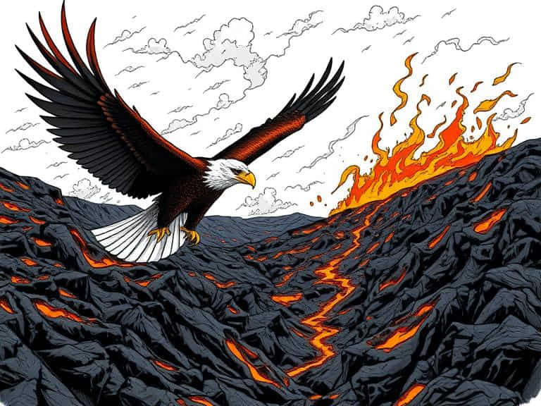 eagle drawing featured