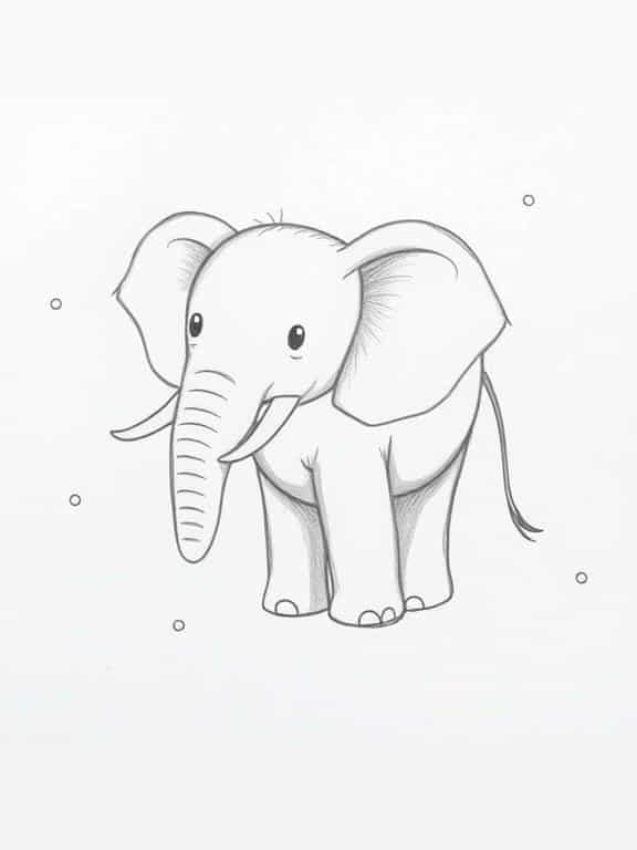 elephant drawing art sketch ideas e