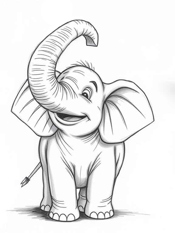elephant drawing art sketch ideas