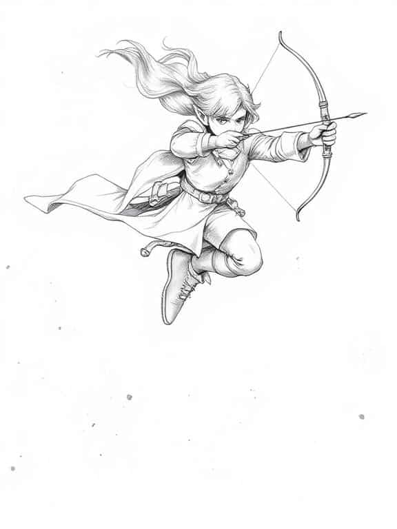 elf drawing art sketch ideas a