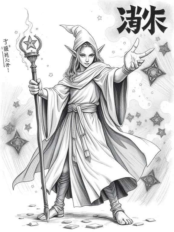 elf drawing art sketch ideas a