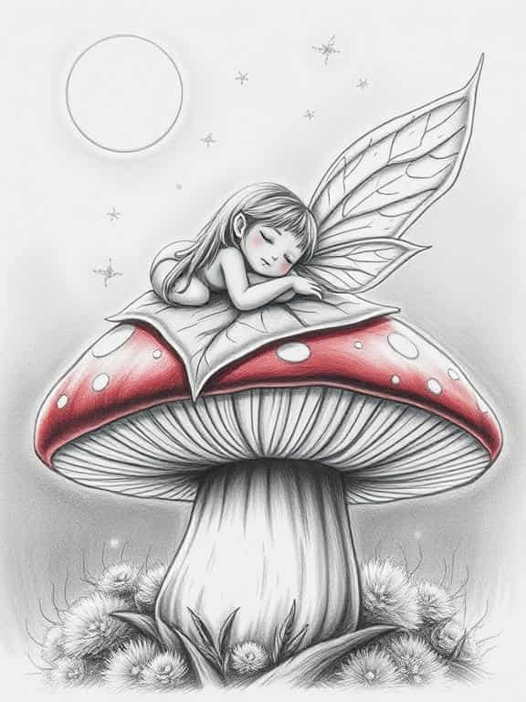 fairy drawing art sketch ideas d