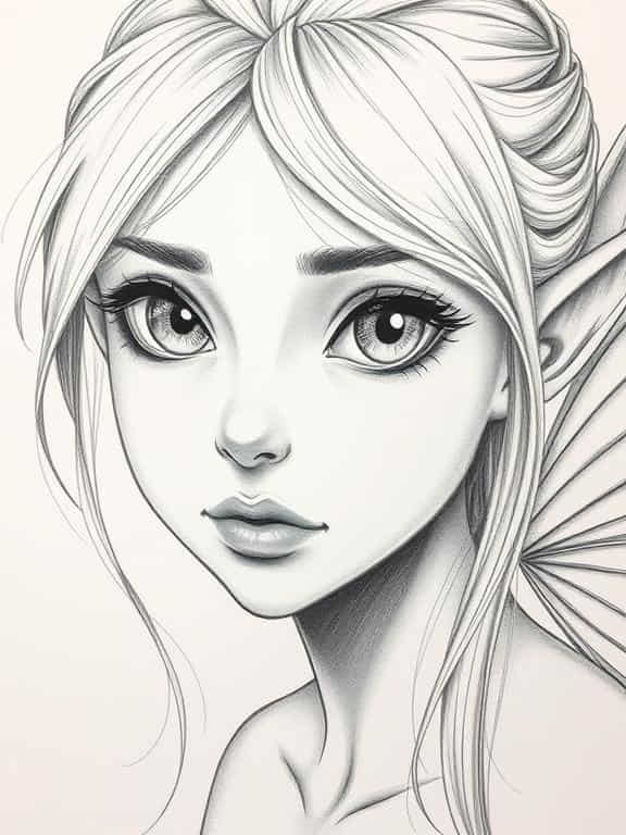 fairy drawing art sketch ideas a