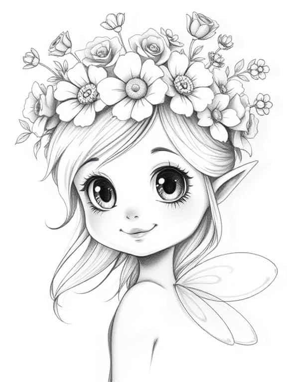 fairy drawing art sketch ideas f
