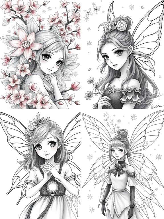 fairy drawing art sketch ideas f