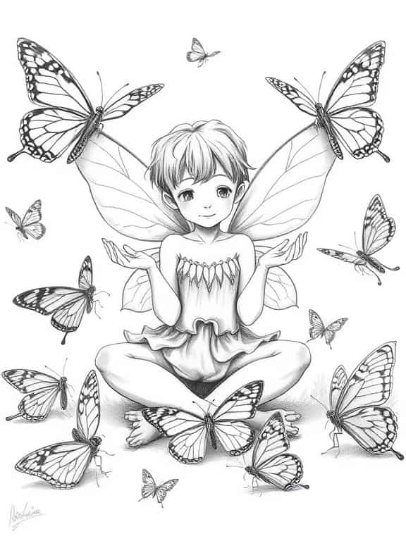fairy drawing art sketch ideas