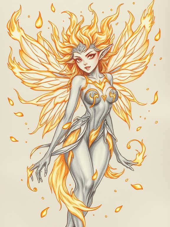 fairy drawing art sketch ideas b