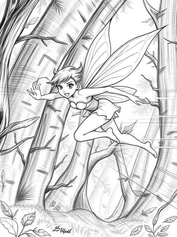 fairy drawing art sketch ideas