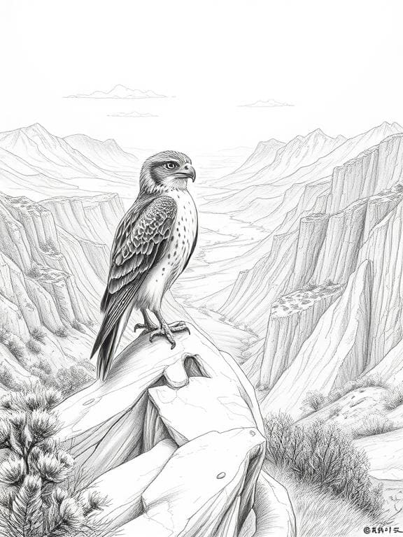 falcon drawing art sketch ideas f