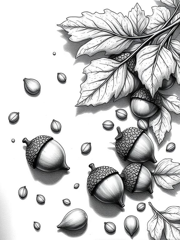 fall drawing art sketch ideas