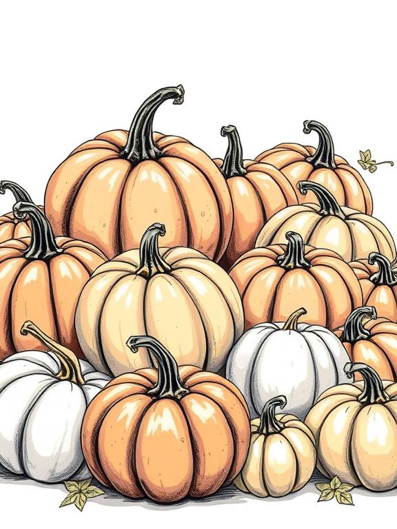 fall drawing art sketch ideas