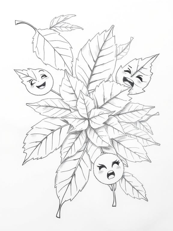 fall drawing art sketch ideas d