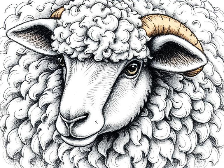 farm animal drawing featured