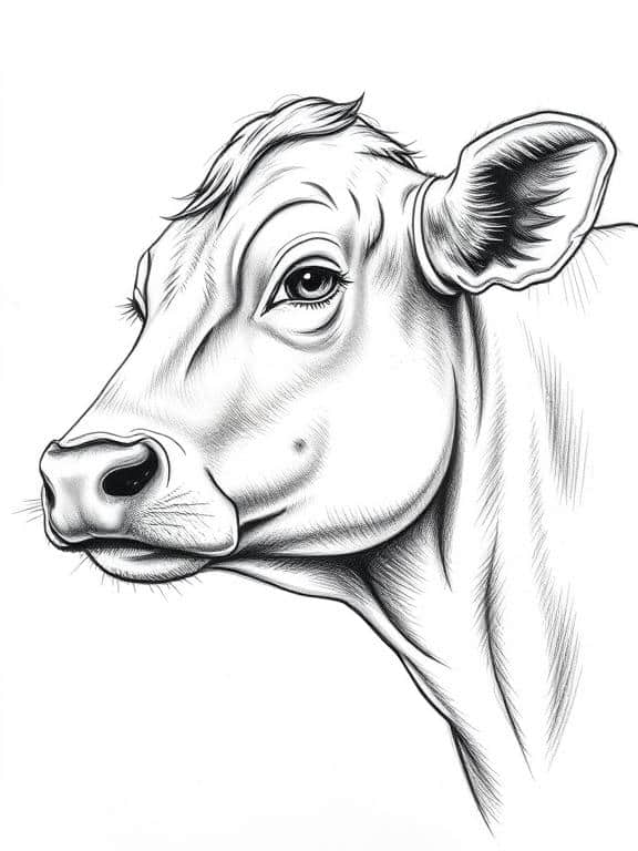 farm animals drawing art sketch ideas d