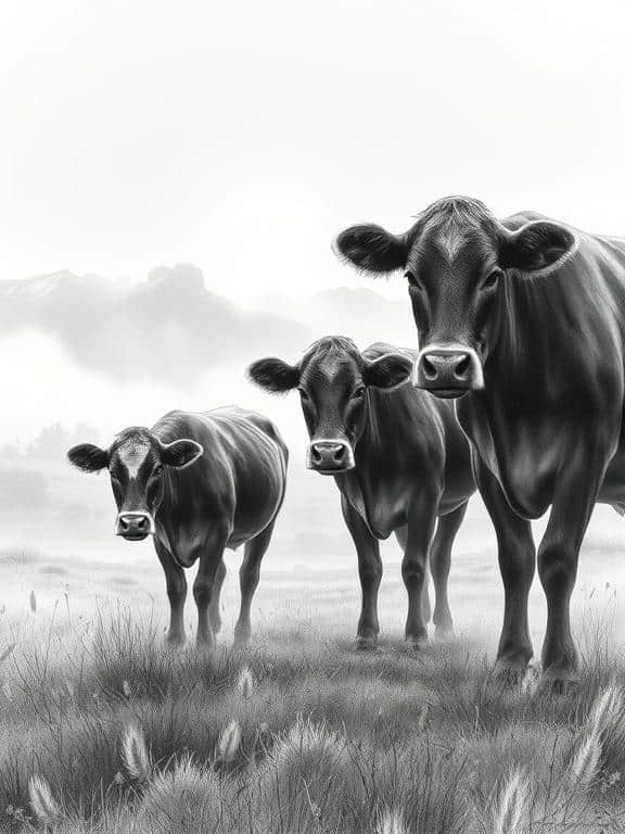farm animals drawing art sketch ideas a