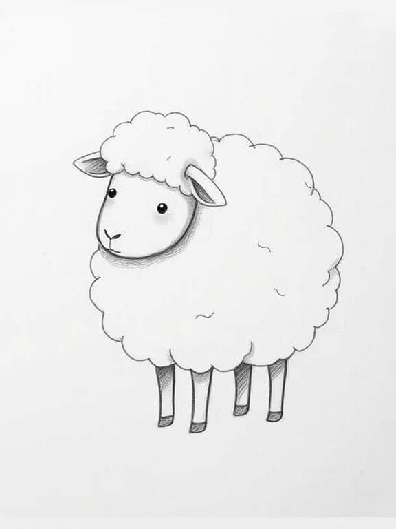 farm animals drawing art sketch ideas b