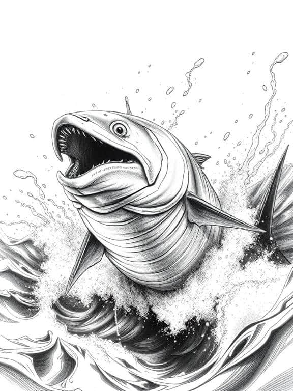 fish drawing art sketch ideas f