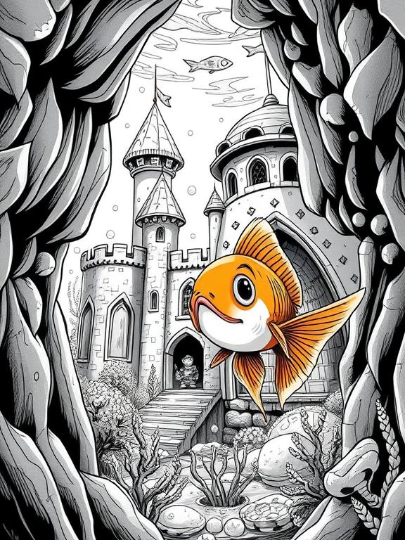 fish drawing art sketch ideas