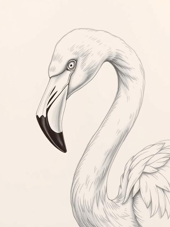 flamingo drawing art sketch ideas e
