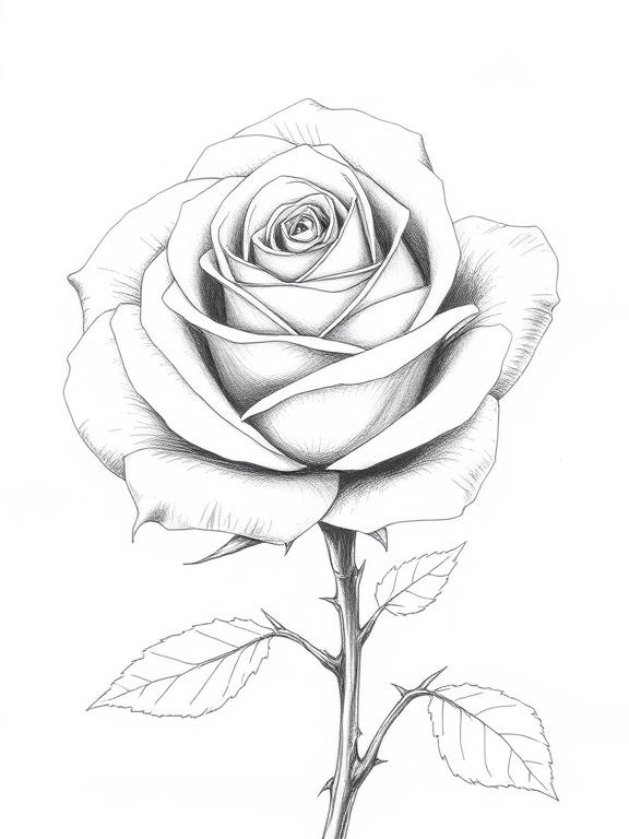 floral drawing art sketch ideas