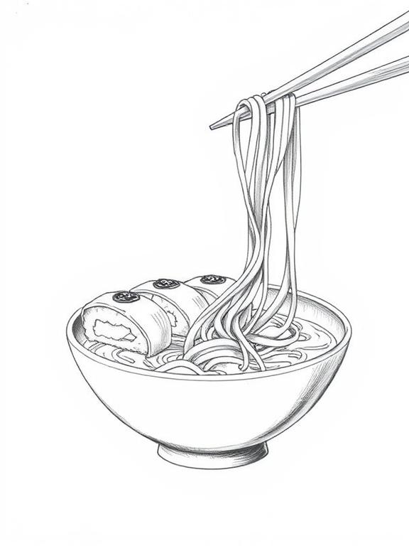 food drawing art sketch ideas