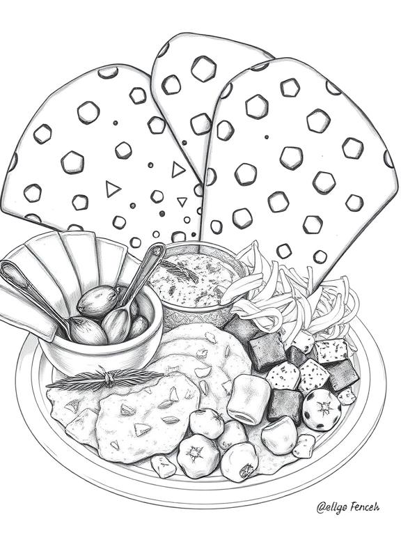food drawing art sketch ideas ff