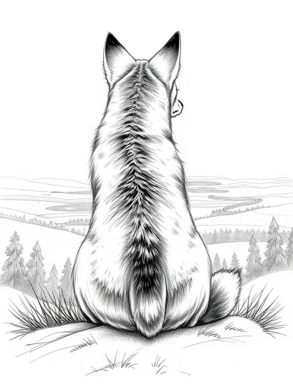 fox drawing art sketch ideas a