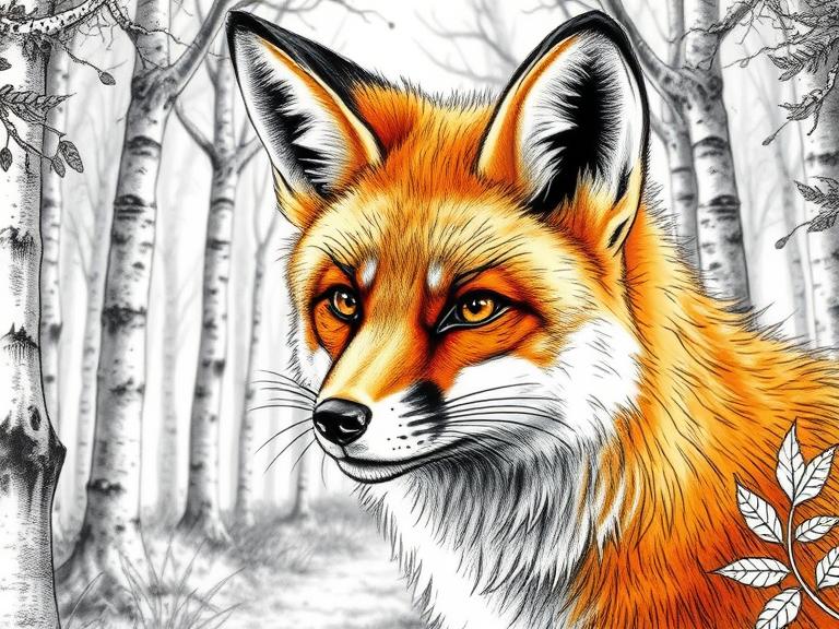 fox drawing featured