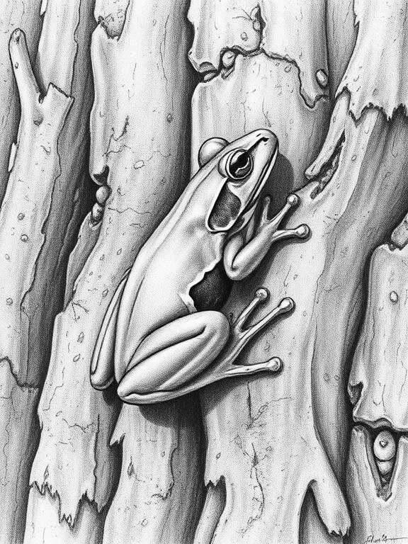 frog drawing art sketch ideas b