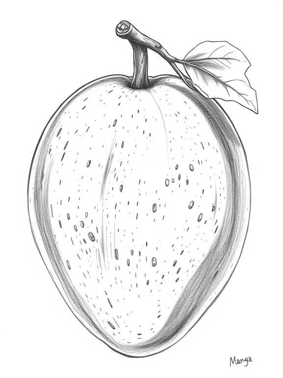 fruit drawing art sketch ideas