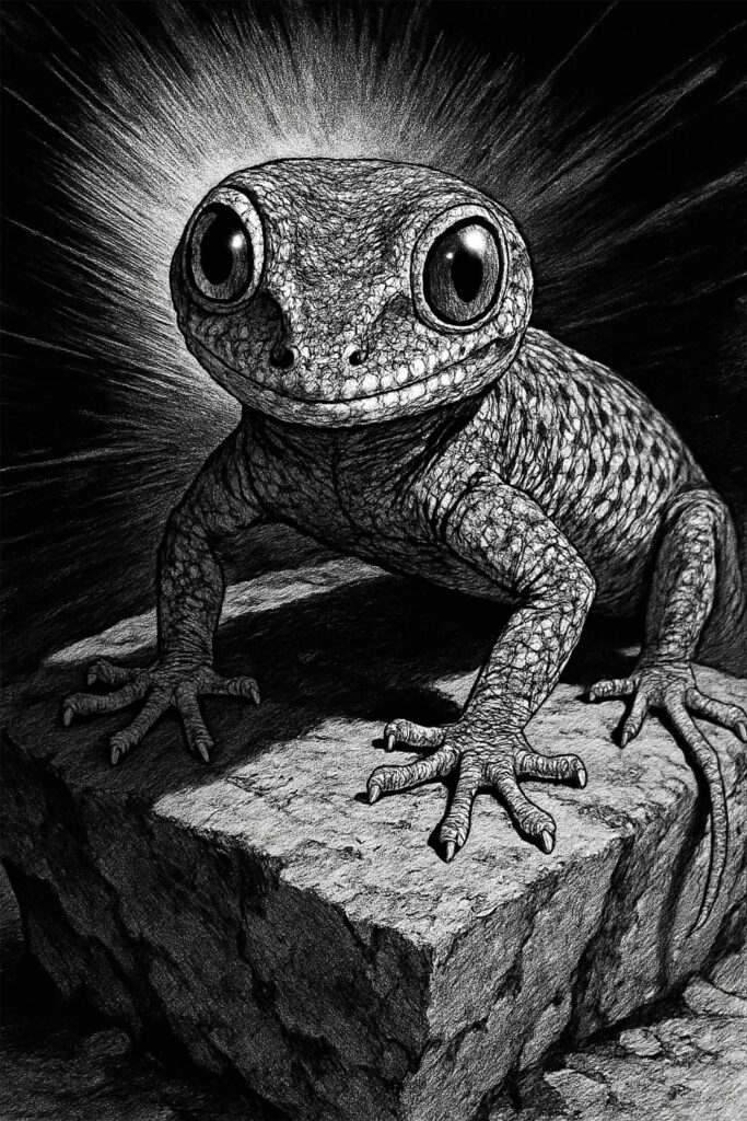 gecko drawing art sketch ideas cd