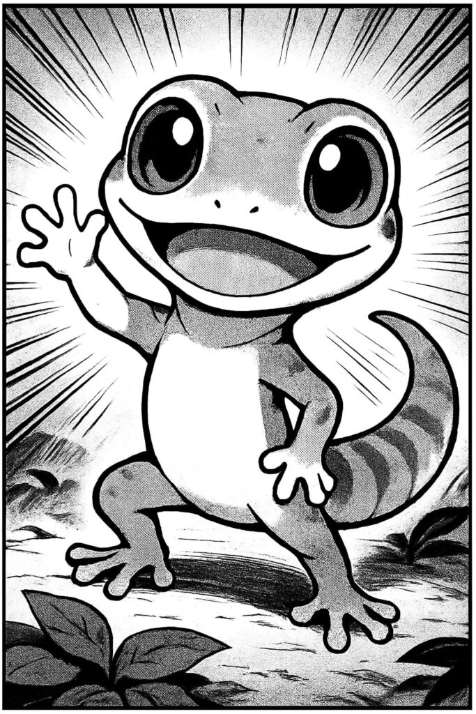 gecko drawing art sketch ideas d