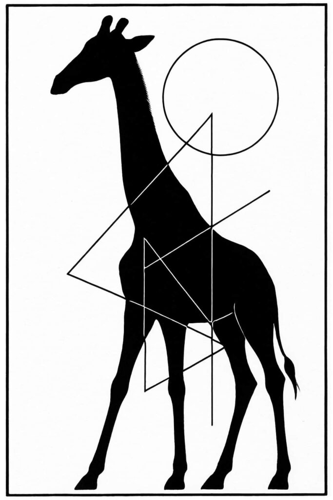giraffe drawing art sketch ideas